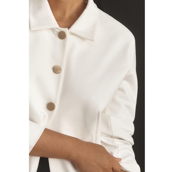 Anthropologie Dolan Ponte Military Blazer Jacket - Picture 13 of 15